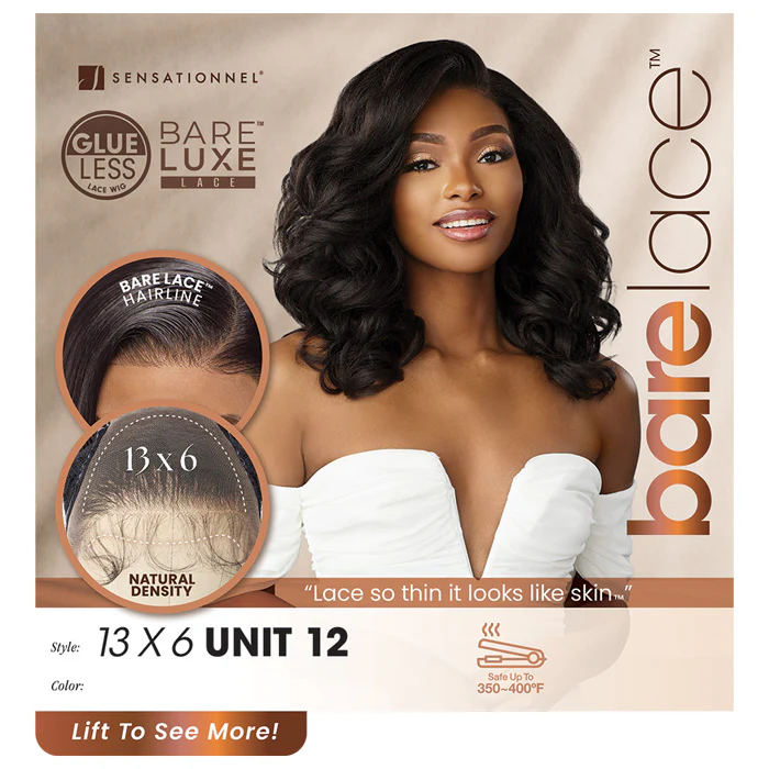 Sensationnel Bare Luxe Glueless 13x6 Lace Front Wig - 13X6 UNIT 12 - Image 7
