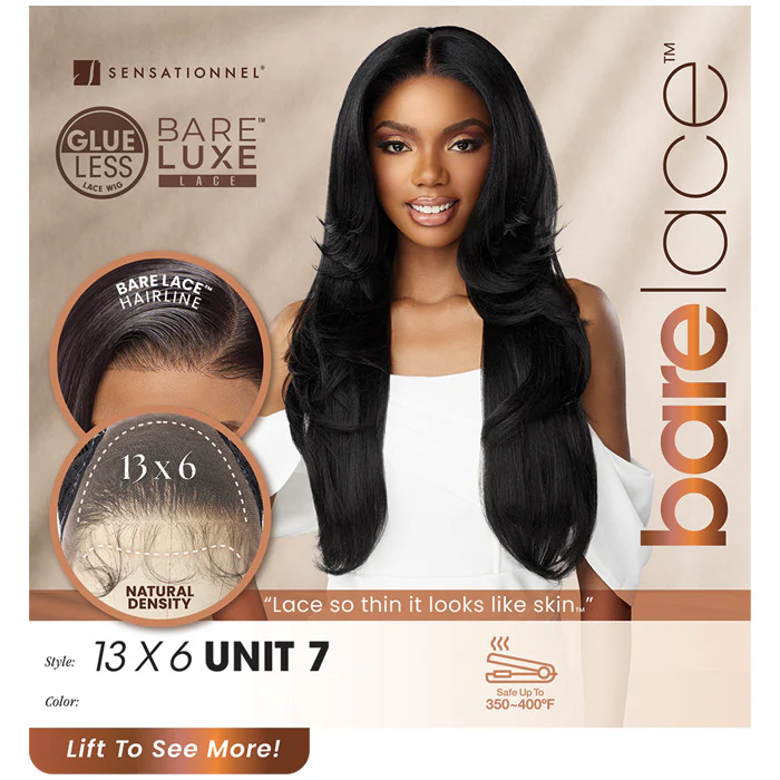 Sensationnel Bare Luxe Glueless 13x6 Lace Front Wig - 13x6 UNIT 7 - Image 5