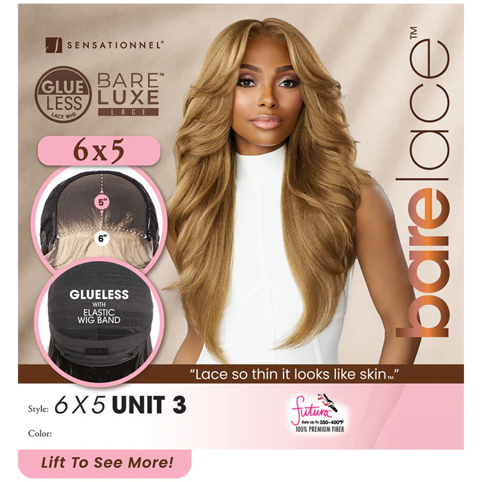 Sensationnel Bare Luxe Glueless 6x5 Lace Front Wig - 6x5 UNIT 3 - Image 4
