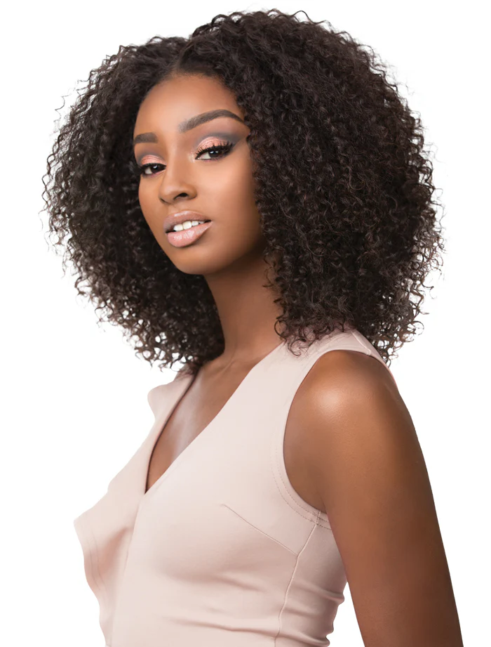 Sensationnel Bare & Natural 100% Unprocessed Brazilian Virgin Remy 4x4 Swiss Lace Front Wig BOHEMIAN - Image 2
