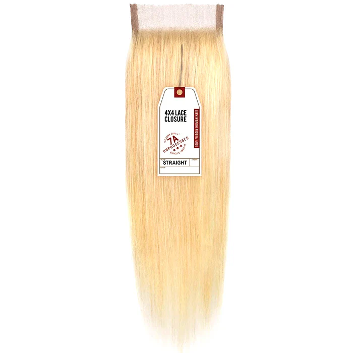 Sensationnel Bare & Natural 100% Virgin Human Hair 4x4 Lace Closure - STRAIGHT 10-18" - Image 3