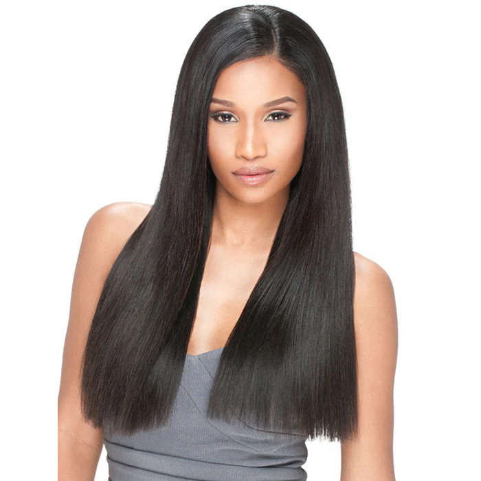 Sensationnel Bare & Natural Brazilian 100% Virgin Remi Weave - NATURAL YAKI 6 PCS + FREE CLOSURE - Image 2
