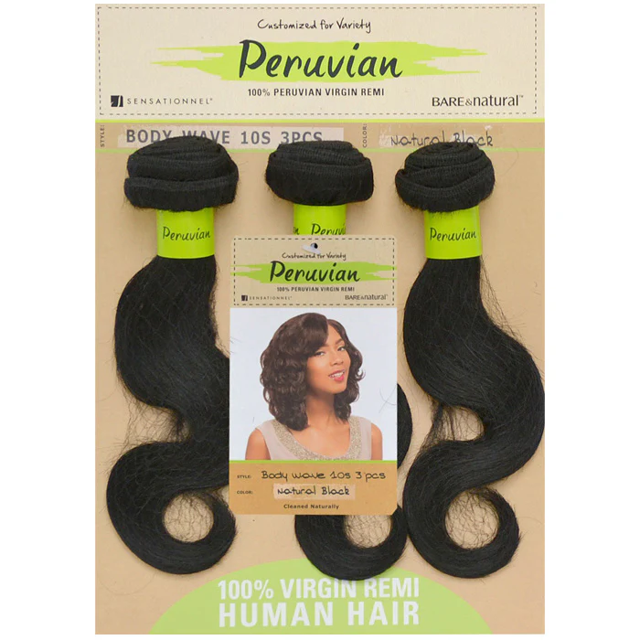 Sensationnel Bare & Natural Peruvian 100% Virgin Remi Weave BODY WAVE 10S 3PCS - Image 6