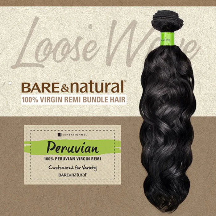 Sensationnel Bare & Natural Peruvian 100% Virgin Remi Weave - LOOSE WAVE 14-20" - Image 2