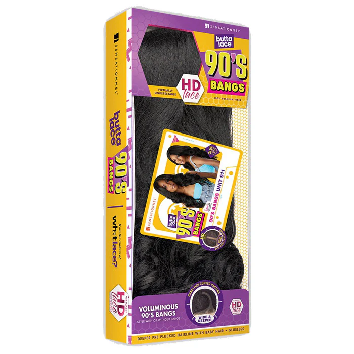 Sensationnel Butta Lace Glueless 5" HD Deep Lace Parting Front Wig - 90's BANGS UNIT 911 - Image 6