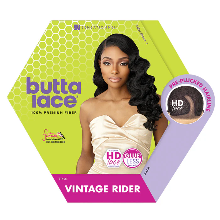 Sensationnel Butta Lace Glueless 5" HD Lace Front Wig - VINTAGE RIDER - Image 4