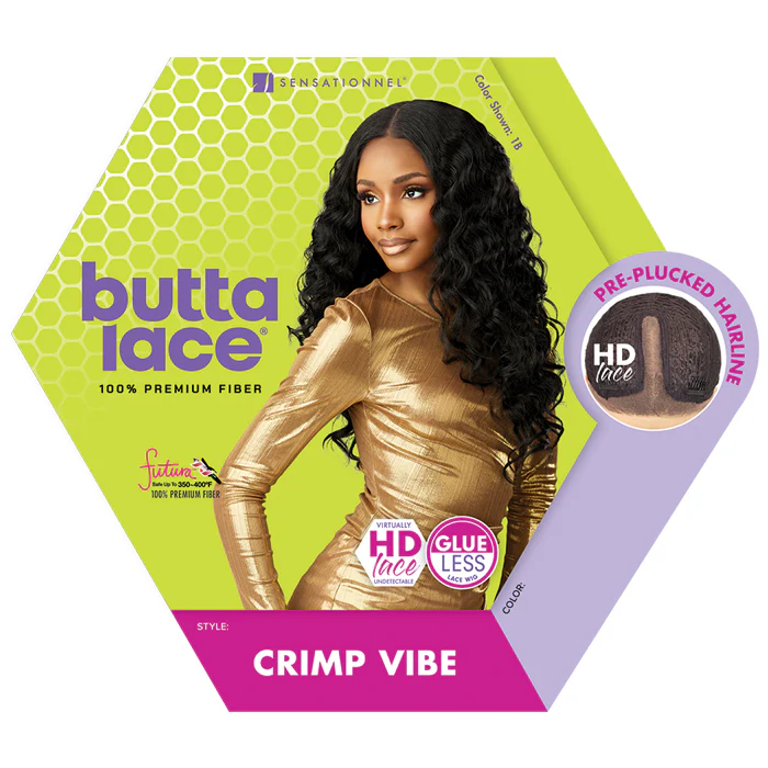 Sensationnel Butta Lace Glueless 5" HD Lace Part Wig - CRIMP VIBE - Image 4