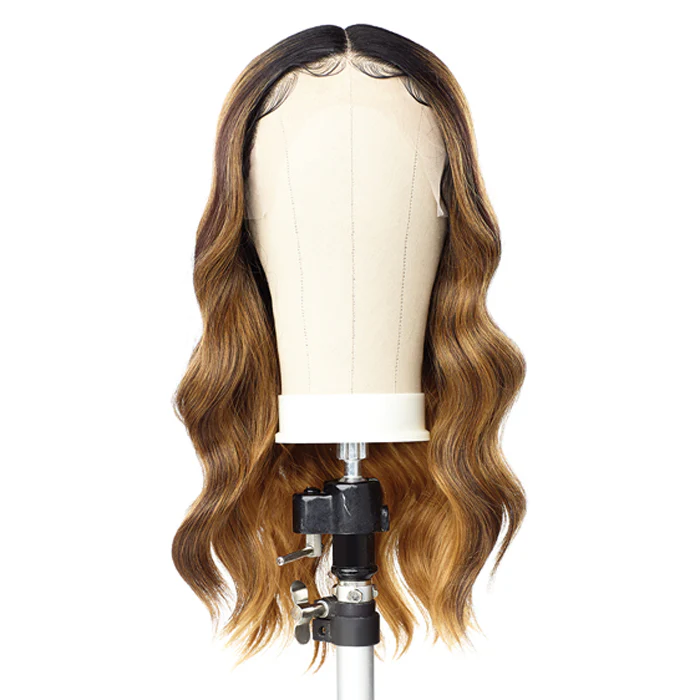 Sensationnel Butta Lace Human Hair Blend 5" Deep Parting HD Lace Front Wig - BEACH WAVE 20 - Image 5
