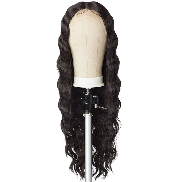 Sensationnel Butta Lace Human Hair Blend HD 5" Deep Parting Lace Front Wig - LOOSE CRIMP 28" - Image 7
