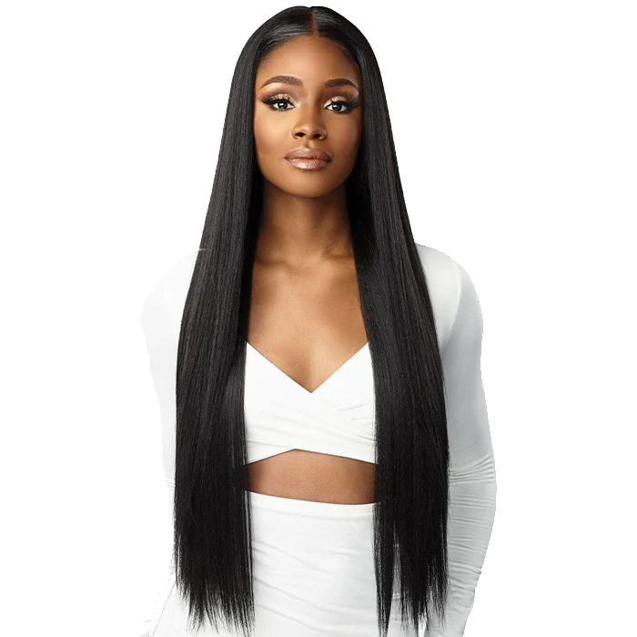 Sensationnel Butta Lace Human Hair Blend HD 5" Deep Parting Lace Front Wig - STRAIGHT 32