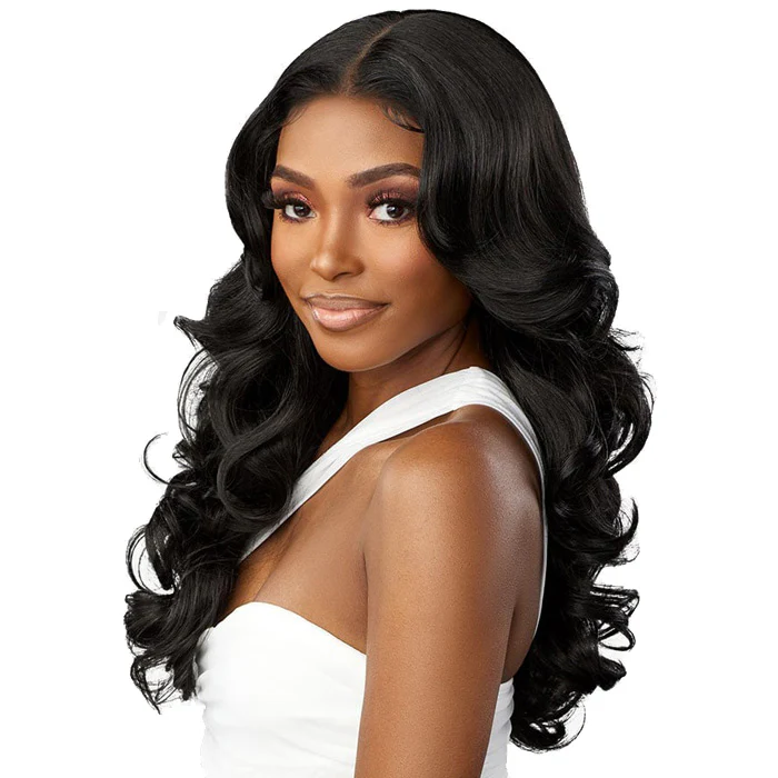 Sensationnel Butta Lace Human Hair Blend HD 5" Deep  Parting Lace Front Wig - VOLUME CURL 22" - Image 5