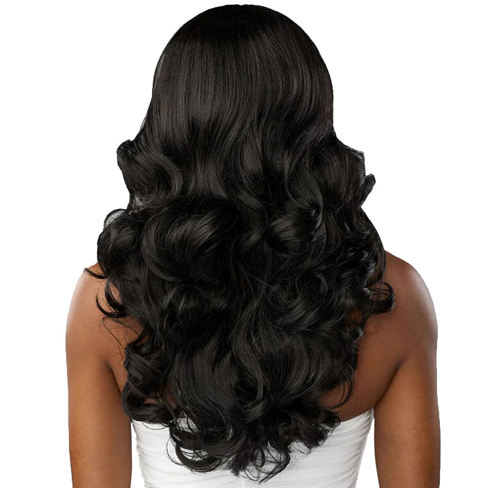 Sensationnel Butta Lace Human Hair Blend HD 5" Deep  Parting Lace Front Wig - VOLUME CURL 22" - Image 6