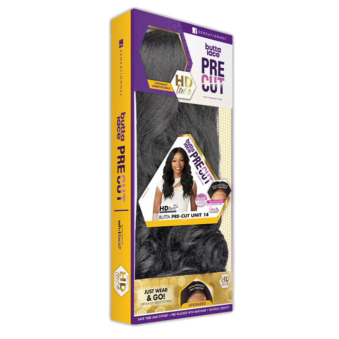 Sensationnel Butta Lace Pre-Cur Glueless 5" HD Deep Lace Parting Front Wig - PRE-CUT UNIT 14 - Image 4