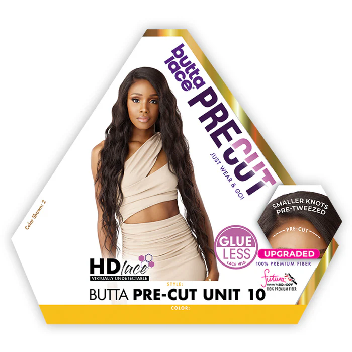 Sensationnel Butta Lace Pre-Cut Glueless 5" HD Deep Lace Parting Front Wig - BUTTA PRE-CUT UNIT 10 - Image 4
