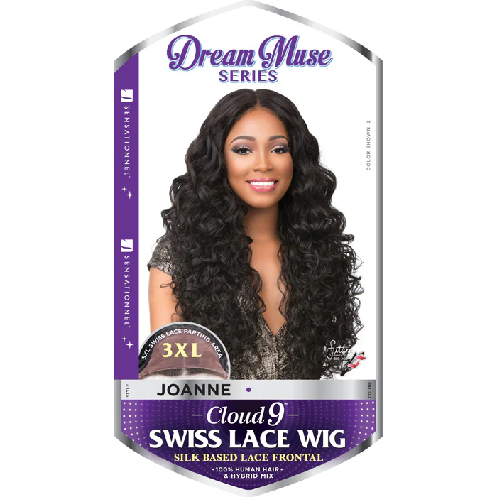 Sensationnel Cloud 9 Dream Muse Series Swiss Silk Based Human Hair Blend Lace Frontal Wig - JOANNE - Image 5