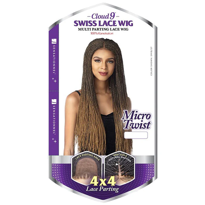 Sensationnel Cloud 9 Swiss Lace HD 4x4 Part Lace Front Wig - MICRO TWIST - Image 6