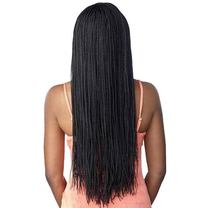 Sensationnel Cloud9 Swiss Lace HD 4x4 Part Lace Frontal Wig - MICRO BOX BRAID 28" - Image 4