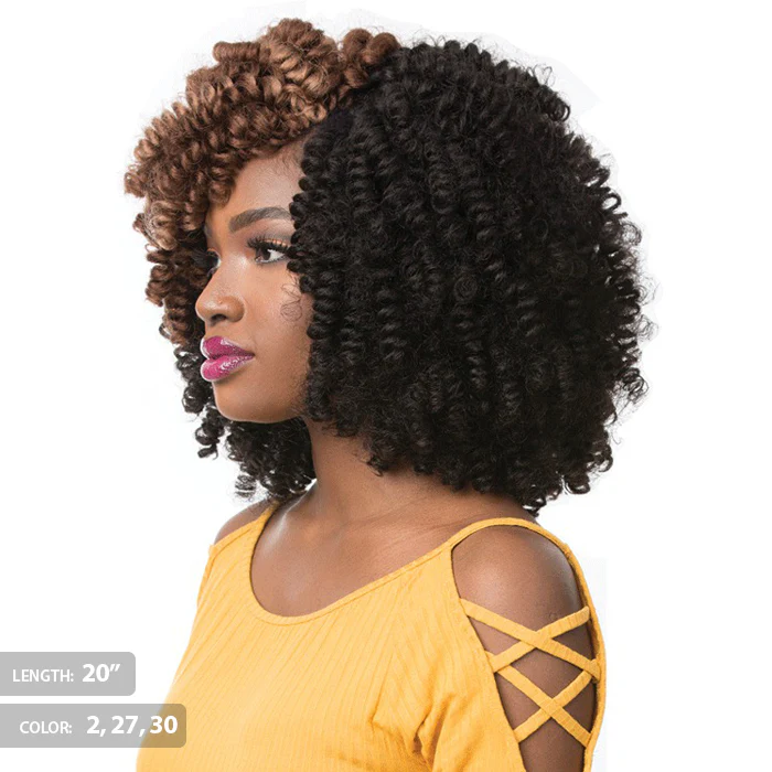 Sensationnel Curlfinity Pre-Loop Rod-Set Curls Bulk Braid - GREY ROD 10/20" - Image 4