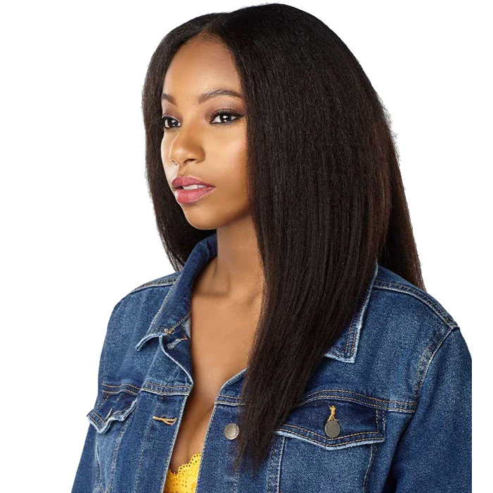 Sensationnel Curls Kinks & CO 100% Human Hair Textured Clip-In Extension Weave - 1C CLIQUE 9 PCS (14-20") - Image 3