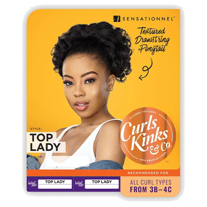 Sensationnel Curls Kinks & Co Drawstring Ponytail - BOSS LADY - Image 5
