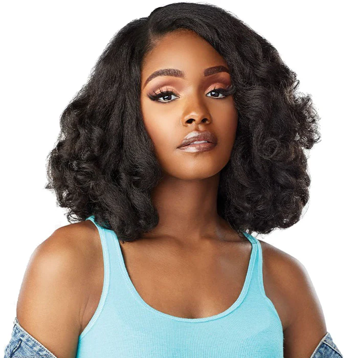 Sensationnel Curls Kinks & Co Textured Clip-In Weave 9 PCS - BOSS LADY/TOP LADY 10"