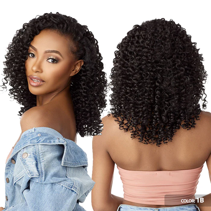 Sensationnel Curls Kinks & Co Textured Clip-Ins Weave 9 PCS Hair Pieces - CURL CRUSHER 10" - Image 3