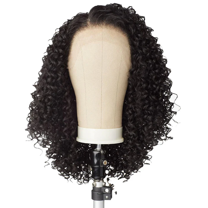 Sensationnel Curls Kinks Glueless 13x6 HD Lace Front Wig - 13x6 KINKY CURLY 18 - Kinky Edges - Image 4