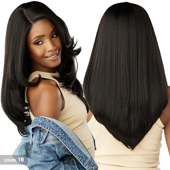 Sensationnel Curls Kinks Glueless HD Y-Part Textured Lace Wig - Y-PART KINKY BLOW OUT 20" - Image 4