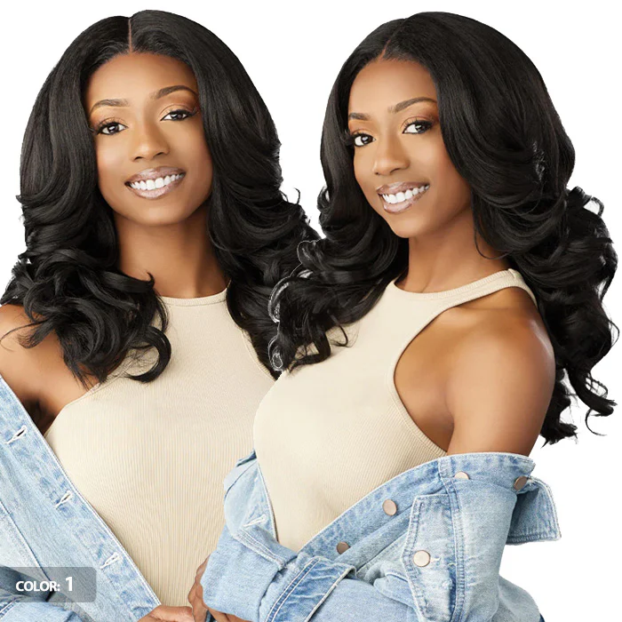 Sensationnel Curls Kinks Glueless Kinky Edges Textured HD Lace Part Wig - Y-PART KINKY BARREL CURL 20" - Image 2