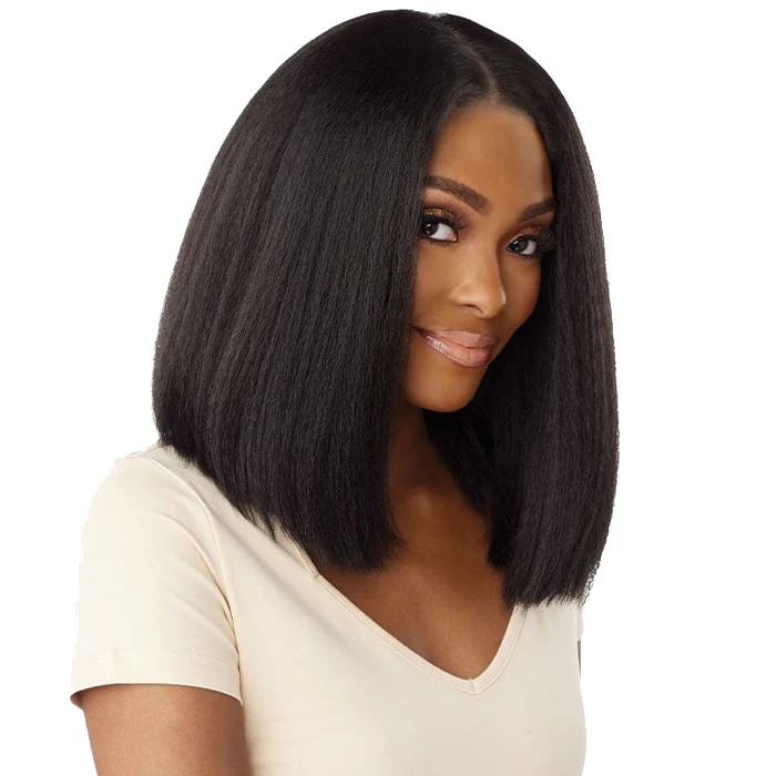 Sensationnel Curls Kinks Texture Glueless 13x6 HD Lace Front Wig - 13x6 KINKY BOB 14 - Kinky Edges - Image 2