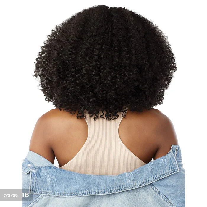 Sensationnel Curls Kinks Textured Lace Kinky Edges Glueless Y-Part HD Lace Front Wig - KINKY ZIGZAG CURLS 14" - Image 4
