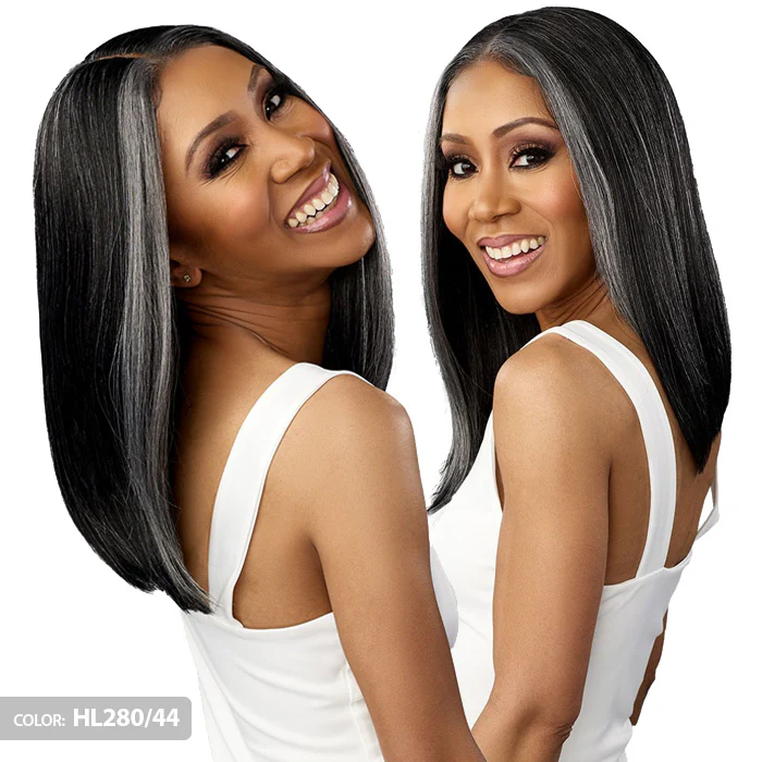 Sensationnel Dashly Salt & Pepper HD 4" Deep Lace Parting Front Wig - SP LACE UNIT 5 - Image 4