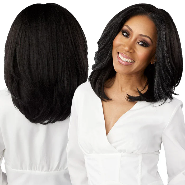 Sensationnel Dashly Salt & Pepper HD 4" Deep Parting Lace Front Wig - SP LACE UNIT 3 - Image 3