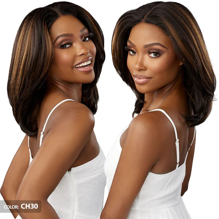 Sensationnel Dashly Salt & Pepper HD 4" Deep Parting Lace Front Wig - SP LACE UNIT 3 - Image 4