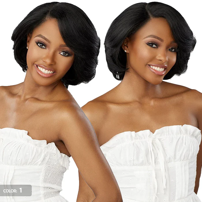 Sensationnel Dashly Salt & Pepper HD Deep Parting Lace Front Wig - SP LACE UNIT 9 - Image 3