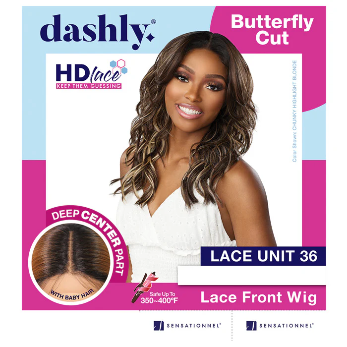 Sensationnel Dashly 5" Deep HD Lace Front Wig - LACE UNIT 36 - Butterfly Cut - Image 7