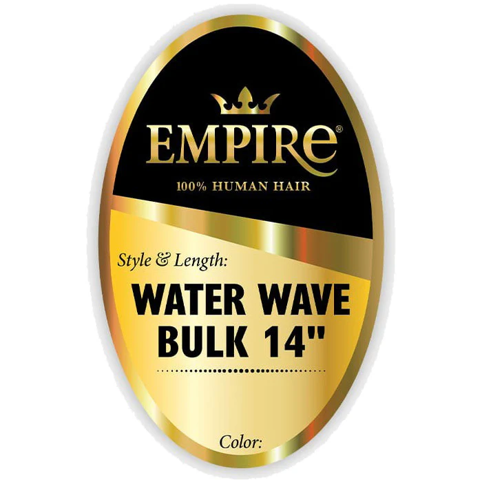 Sensationnel Empire 100% Human Hair Braids Bulk - WATER WAVE BULK 14" - Image 2