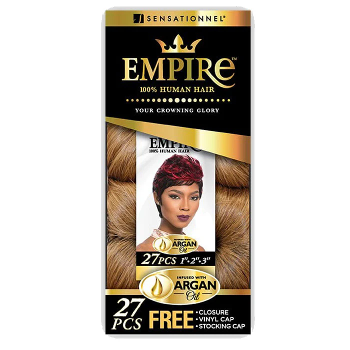 Sensationnel Empire 100% Human Hair Weave - C SHAPED CURVE 27 PCS 1/2/3" - Image 3