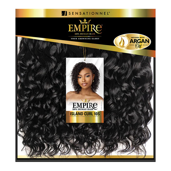 Sensationnel Empire 100% Human Hair Weaves - ISLAND CURL 10S 3PCS - Image 5