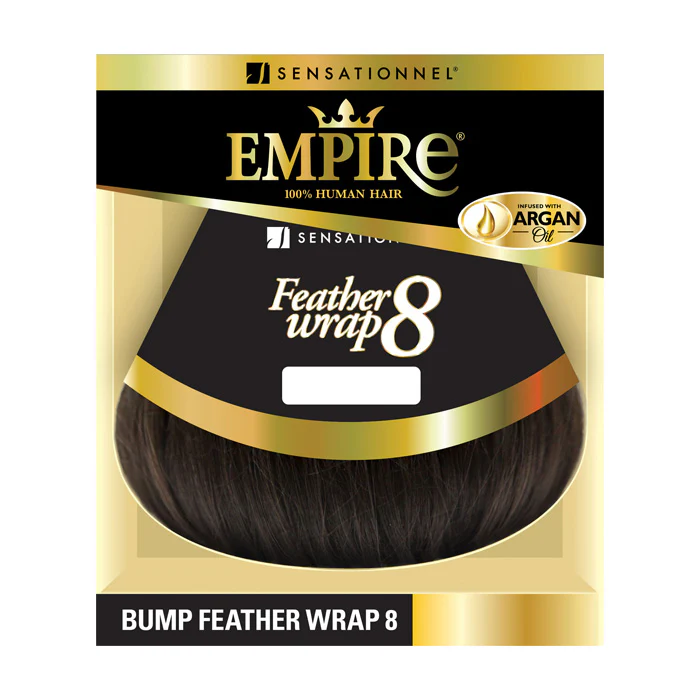 Sensationnel Empire Bump 100% Human Hair Weave - FEATHER WRAP 8