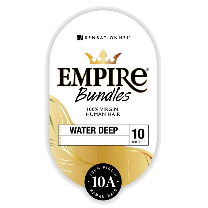 Sensationnel Empire Bundles 10A 100% Virgin Human Hair Weaves - WATER DEEP (10"- 28") - Image 3