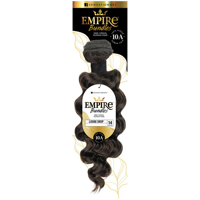 Sensationnel Empire Bundles 100% Virgin Human Hair Weave - LOOSE DEEP 10"-28"
