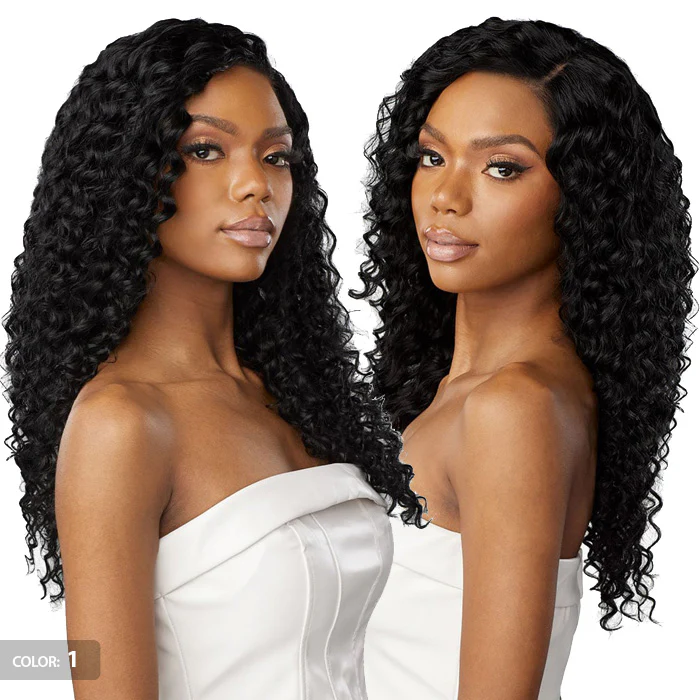 Sensationnel Empire Wet & Wavy 100% Human Hair Weave - DEEP - 3 Packs Multi-Length - Image 4