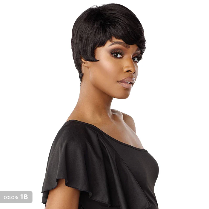 Sensationnel Empire Wig Salt & Pepper 100% Human Hair Full Wig - DENIA - Image 2