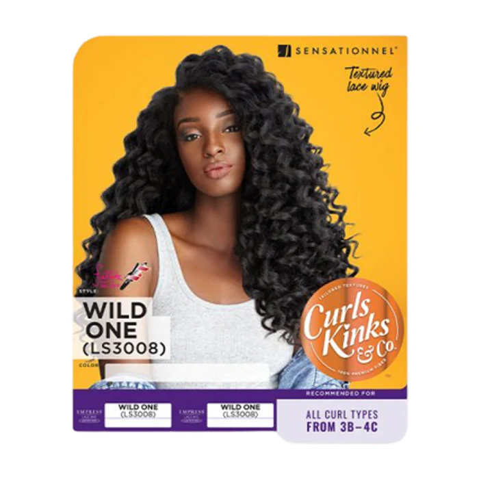 Sensationnel Empress Curls Kinks & CO Textured Synthetic Lace Wig - WILD ONE - Image 3