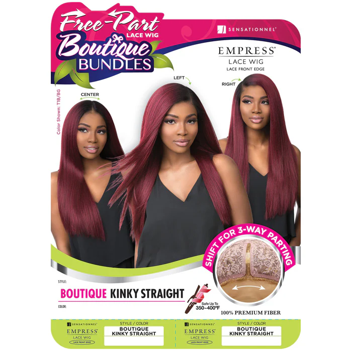 Sensationnel Empress Boutique Bundles Free-Part Lace Front Wig - BOUTIQUE KINKY STRAIGHT - Image 7