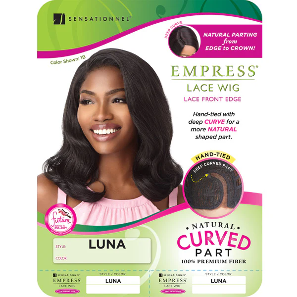 Sensationnel Empress Hand-Tied C-Part Curved Lace Wig - LUNA - Image 5