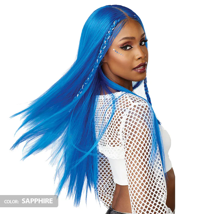 Sensationnel Shear Muse Festi-Gal Glueless Y-Part HD Lace Front Wig - DIAMOND GAL - Image 2
