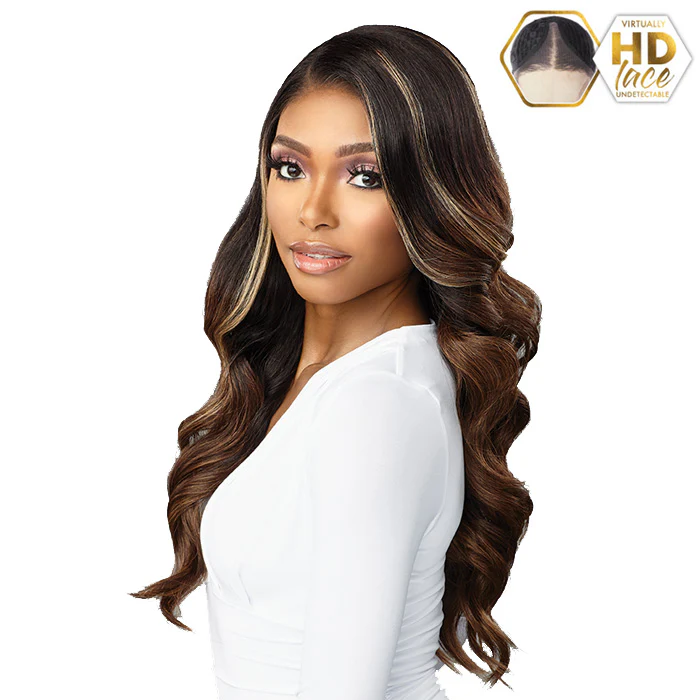 Sensationnel Human Hair Blend Butta Lace HD 5" Deep Parting Lace Front Wig - GLAM WAVE 24 - Image 3