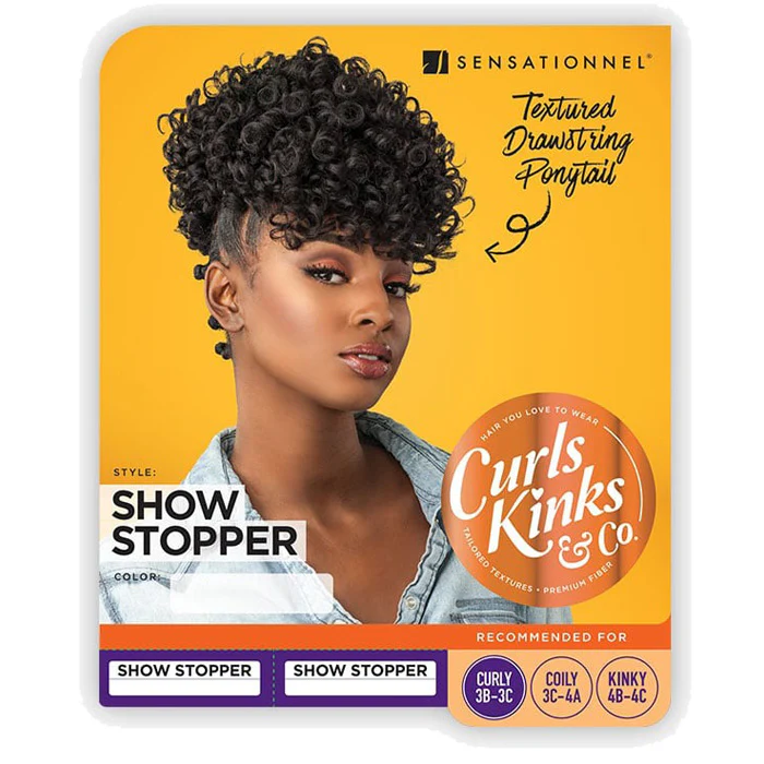 Sensationnel Instant Curls Kinks & Co Drawstring Ponytail - SHOW STOPPER - Image 5